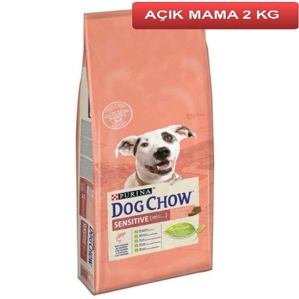 Purina Dog Chow Somonlu Hassas Köpek Maması 2 KG AÇIK