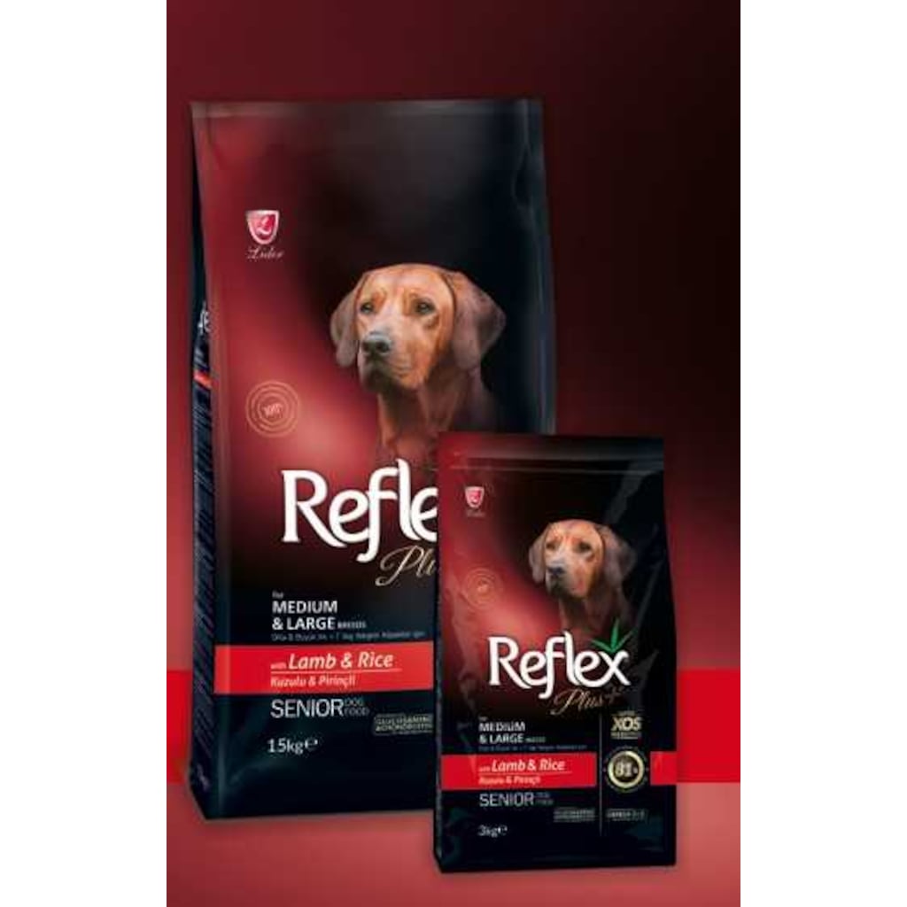 Reflex Plus Kuzu Etli Büyük Irk Yaşlı Köpek Maması 15 Kg Fiyatları ve