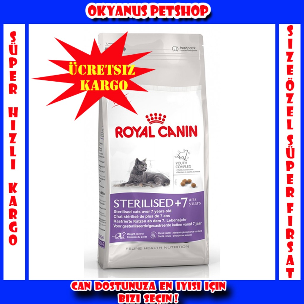 Royal Canin Sterilised +7 Kedi Maması 3,5 kg