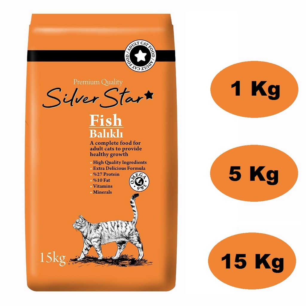 SilverStar Balıklı Kedi Maması 15 Kg/ 5 Kg / 1 Kg Fiyatları ve Özellikleri