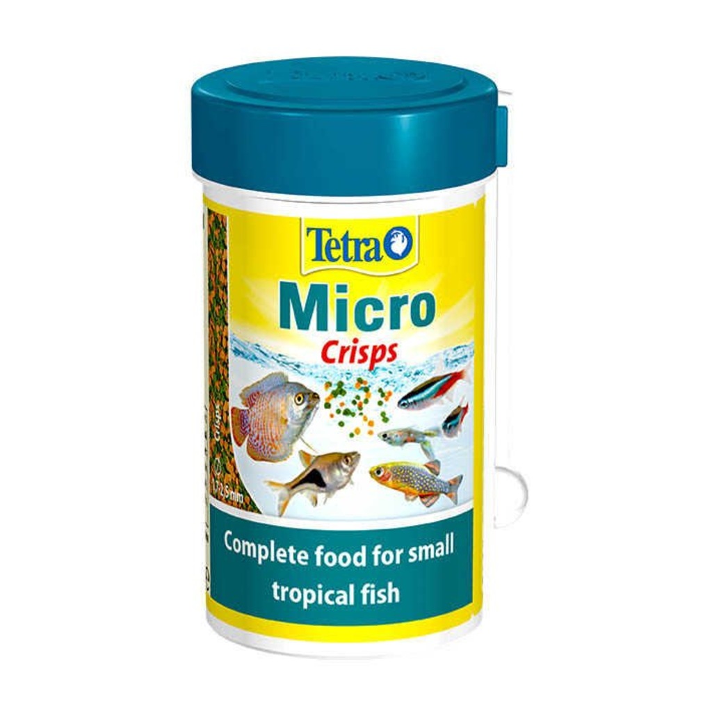 Tetra Micro Crisps - Ekstra Küçük Tropikal Balık Yemi 39g/100