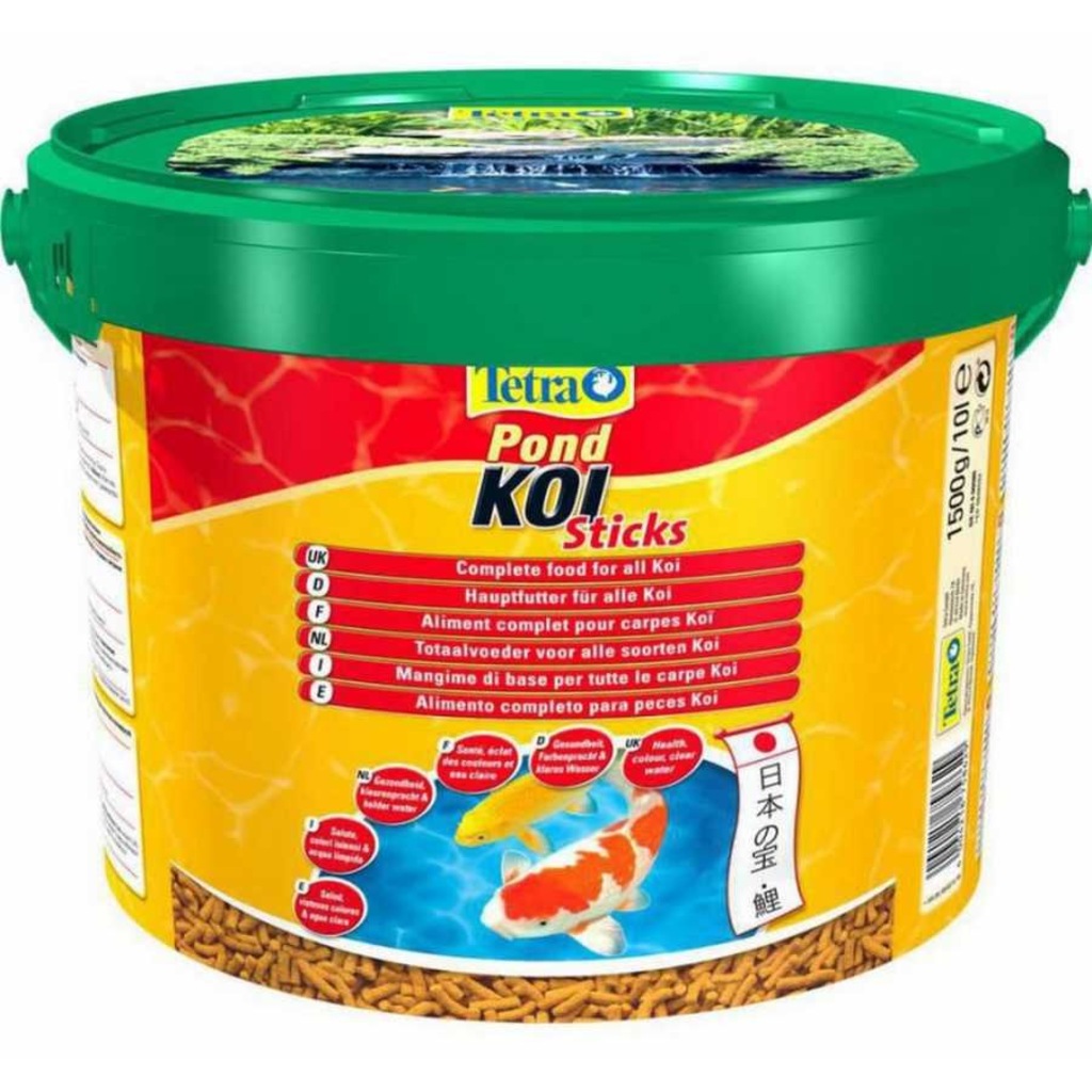 Tetra Pond Koi Sticks Kırmızı Balık Yemi (Kova) 1500gr/10L
