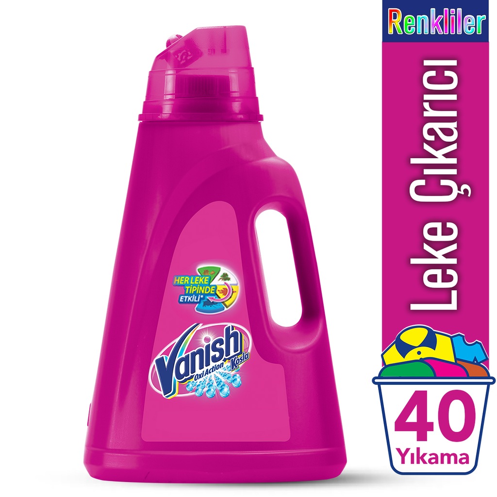 Vanish Kosla Leke Çıkarıcı Sıvı 4000ml Renkliler İçin