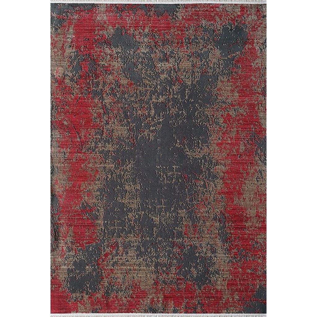 pierre cardin hali orient ro07c antrasit kirmizi modern desen hal fiyatlari ve ozellikleri