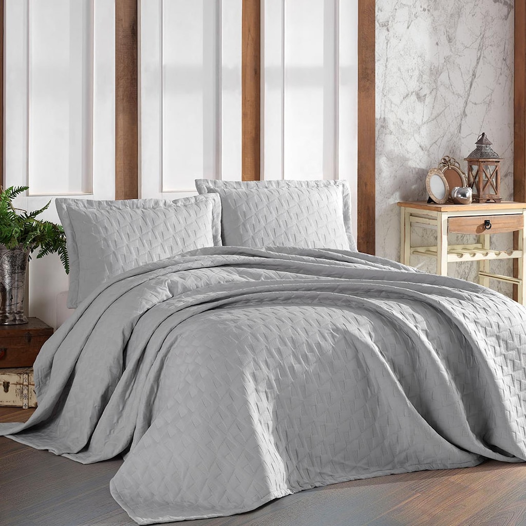 schafer palmira yatak ortusu seti 3 prc gri fiyatlari ve ozellikleri