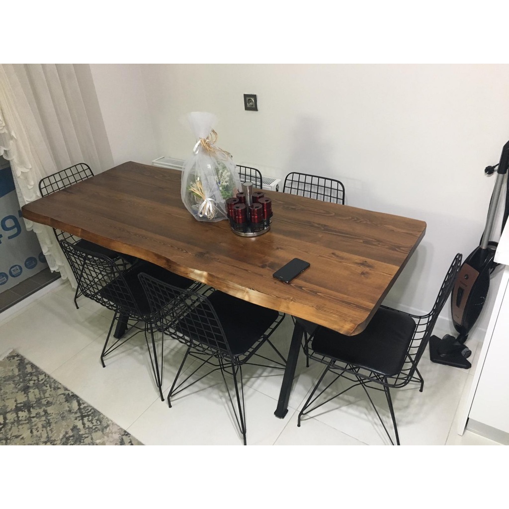 Florya B Masa 180 Cm Ve 8 Sandalye Takımı, Ofis, İş Yeri