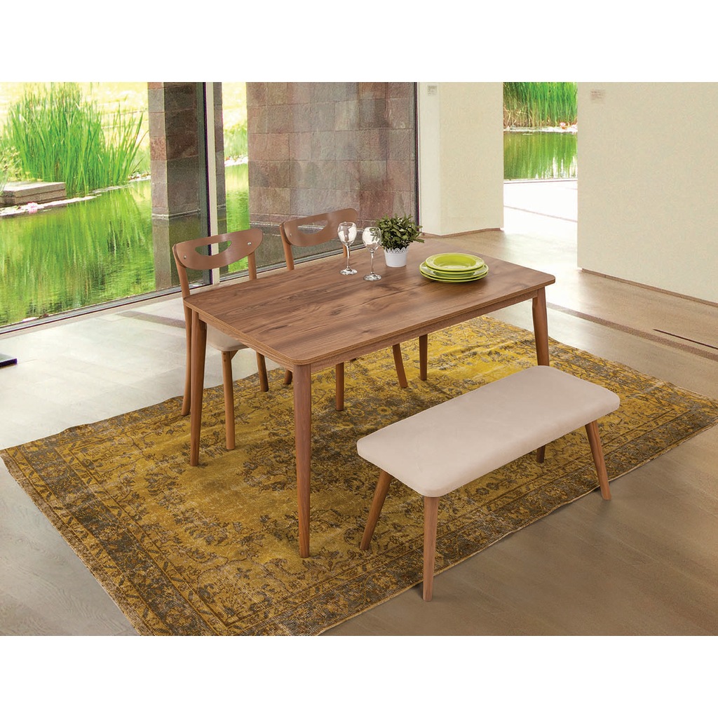 MS512 MASA + 2 SANDALYE + BENÇ CEVİZ MASİF AHŞAP Fiyatları