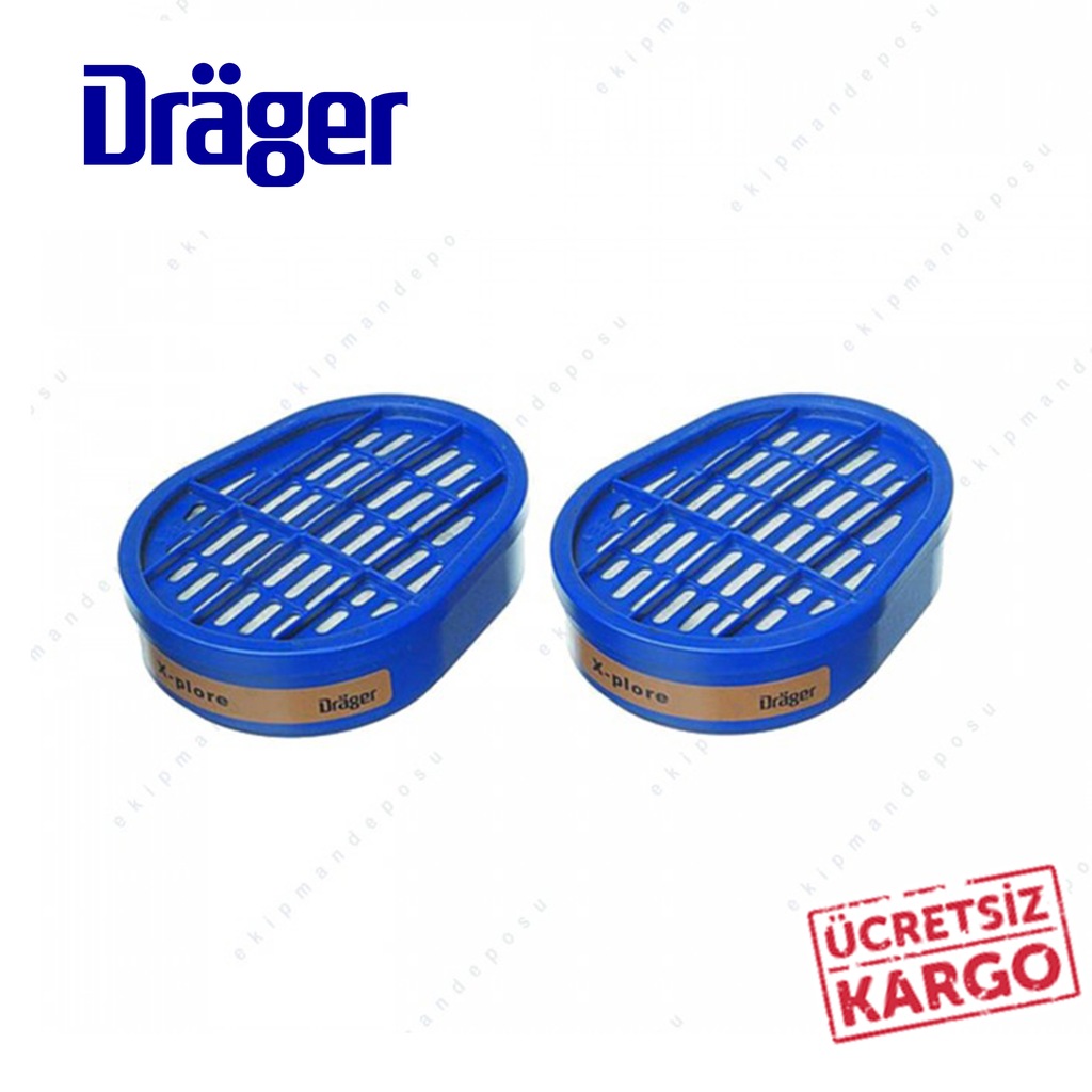 Drager 6738873 X-Plore Bayonet Bağlantılı A2 Gaz Filtresi