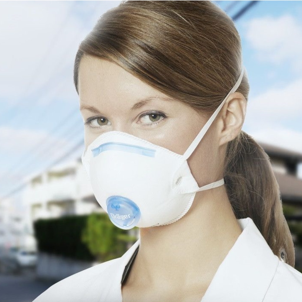 N95 Maske Drager X-plore 1320 Ffp2 Mikrop/ Virüslere Karşı ...