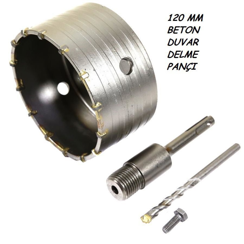 Baytec Adaptörlü Duvar Beton Delme Buat Açma Panç 120 Mm Baytec Adaptörlü Duvar Beton Delme Buat Açma Panç 120 Mm
