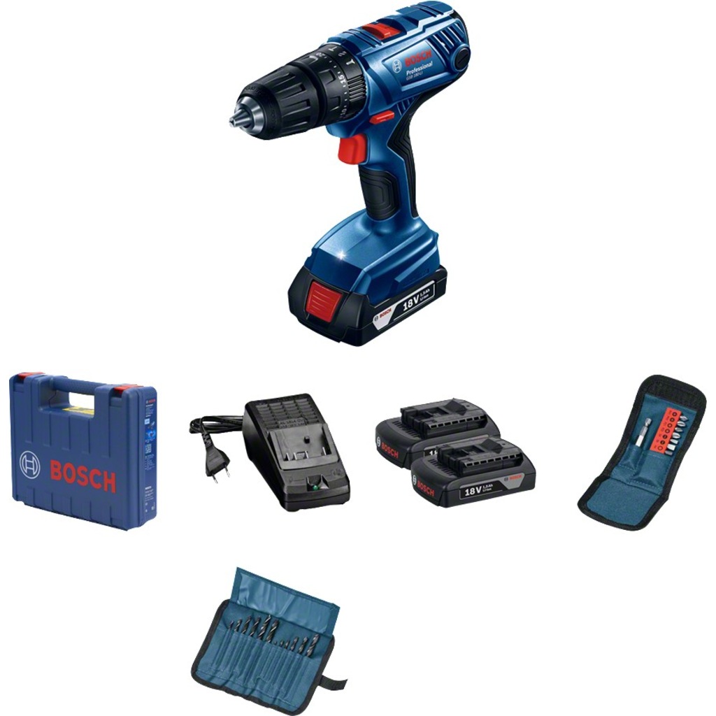 Bosch GSB 180-LI 2x1,5 Akülü Delme Vidalama - 23 Parça 06019F8301