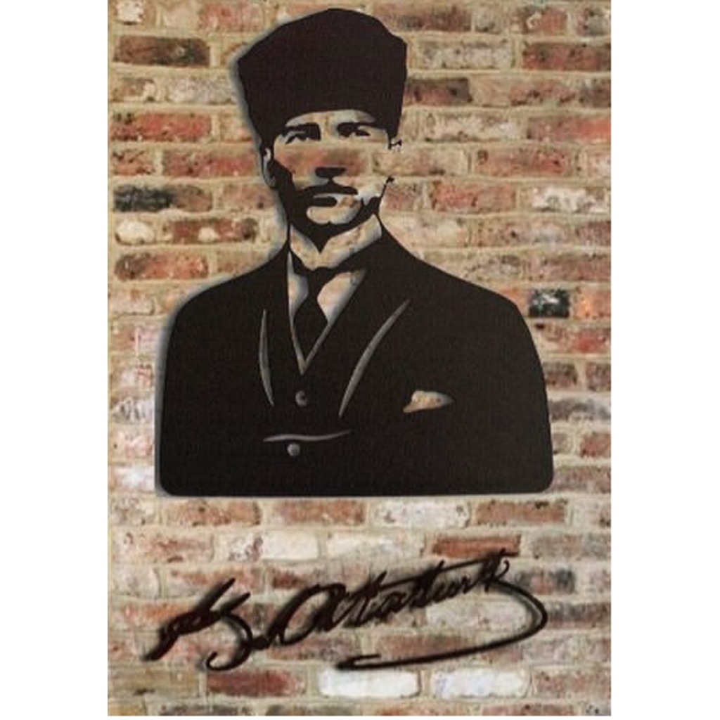 Atatürk Silüeti- İmza Hediyeli
