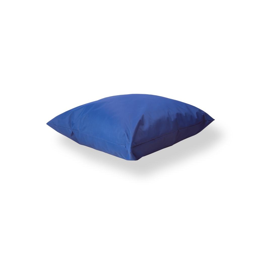 Dekoro Basic 100x100 cm Bahçe Plaj Yer Minderi - Saks Mavi