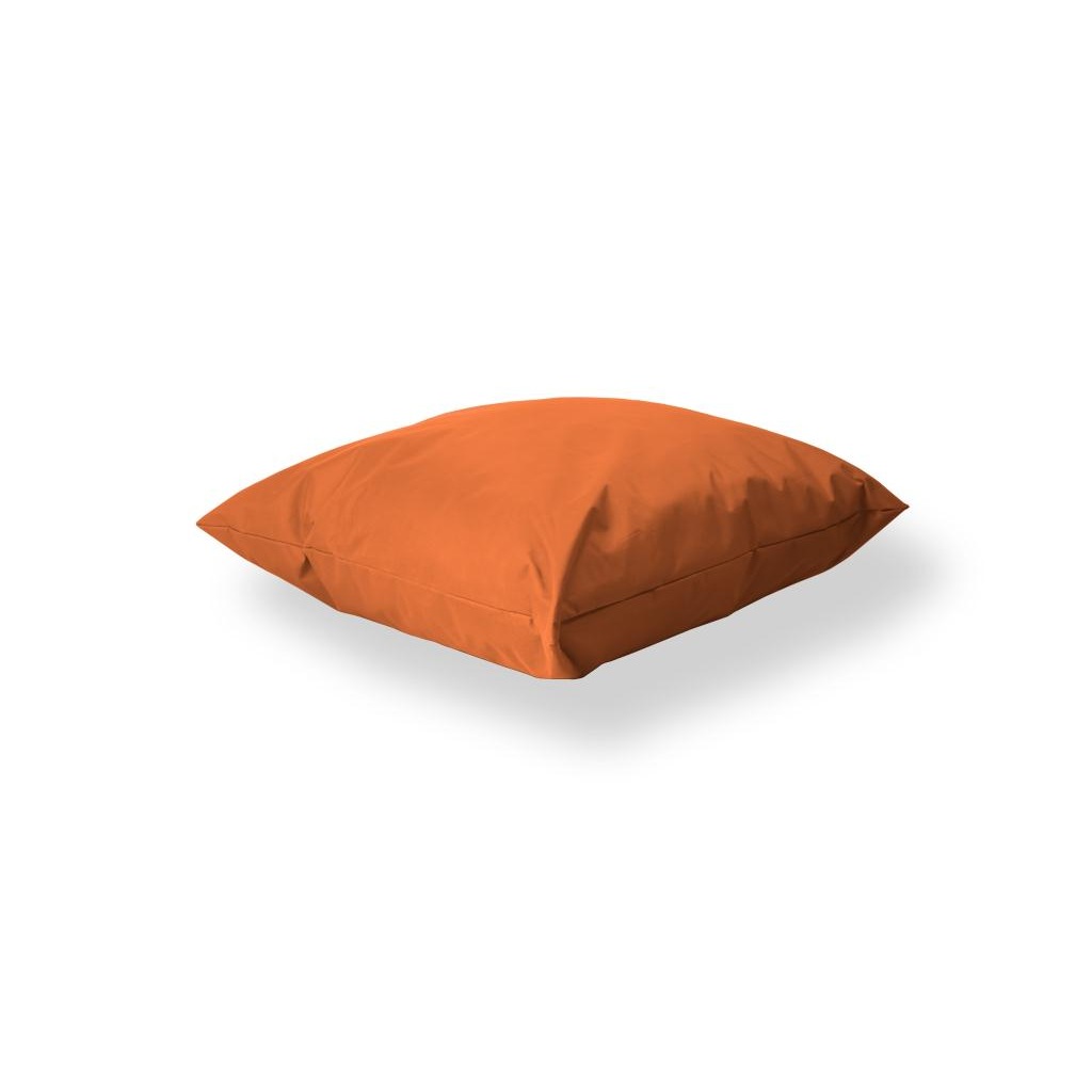 Dekoro Basic 100x100 cm Bahçe Plaj Yer Minderi - Turuncu