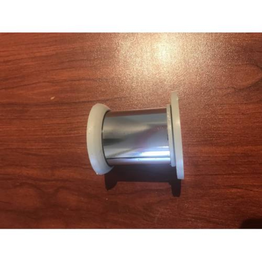 Mobilya Ayağı 6 cm Parlak Krom Yuvarlak Metal Gövdeli