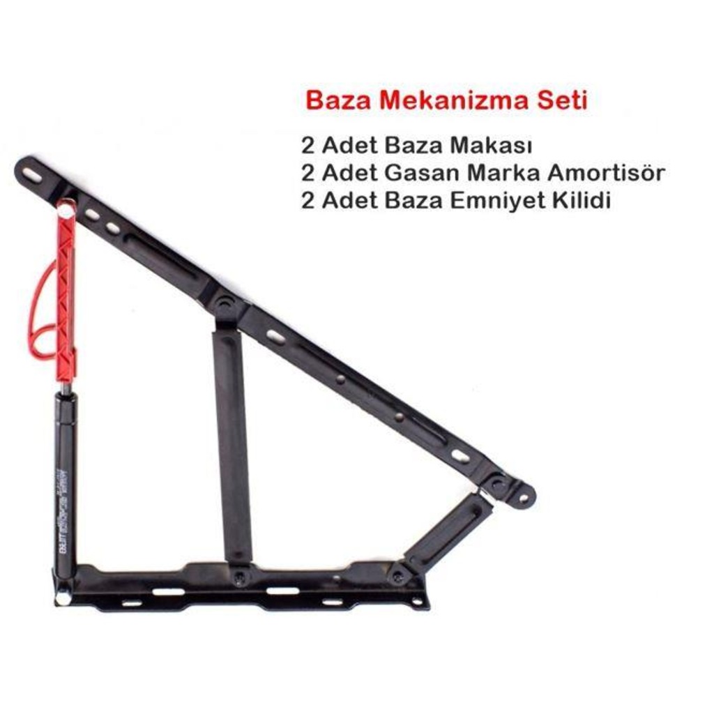 Baza Seti, Makas+amortisör+emniyet Kilidi