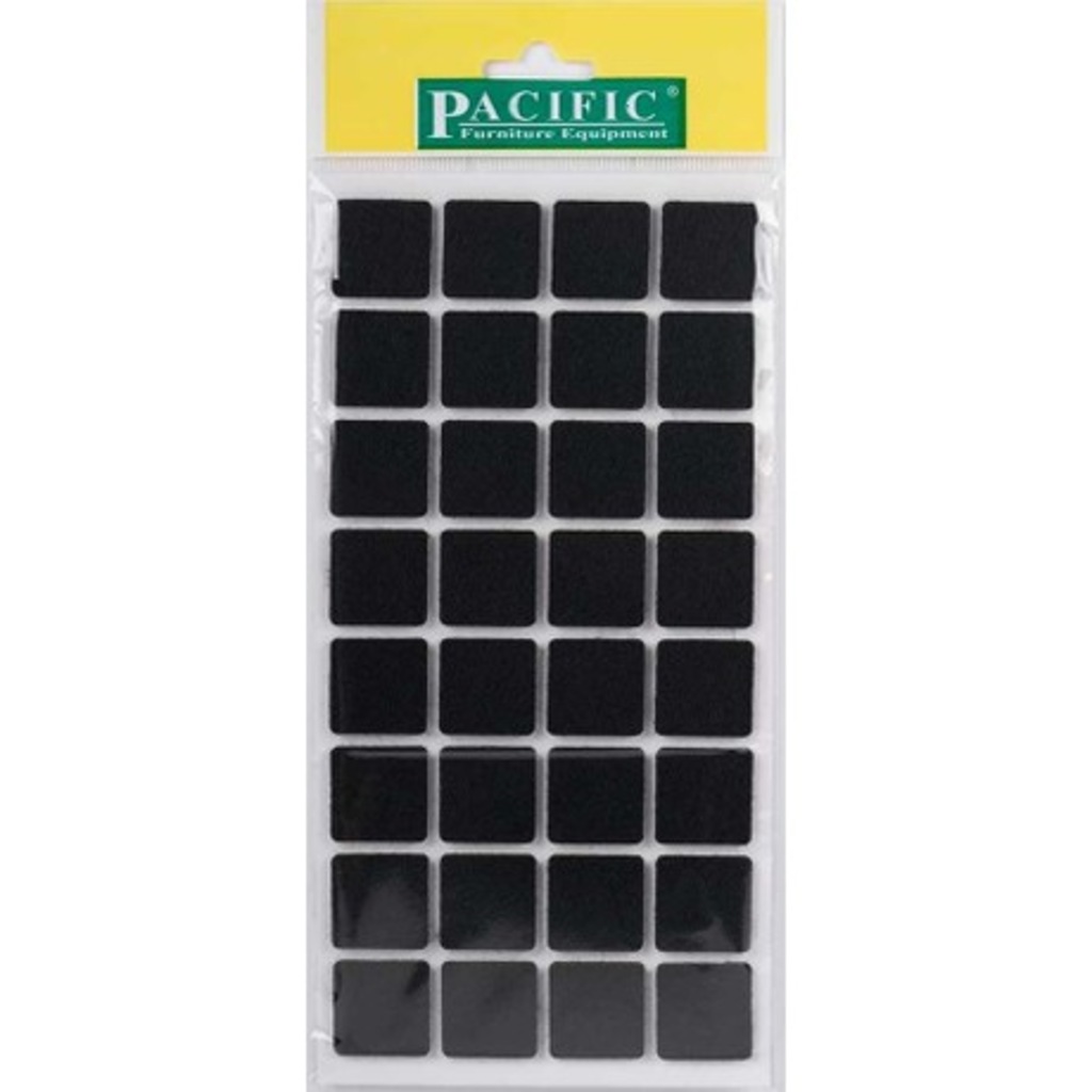 Pacific Masa Sandalye Keçe Beyaz &amp; Siyah 30 x 30 mm