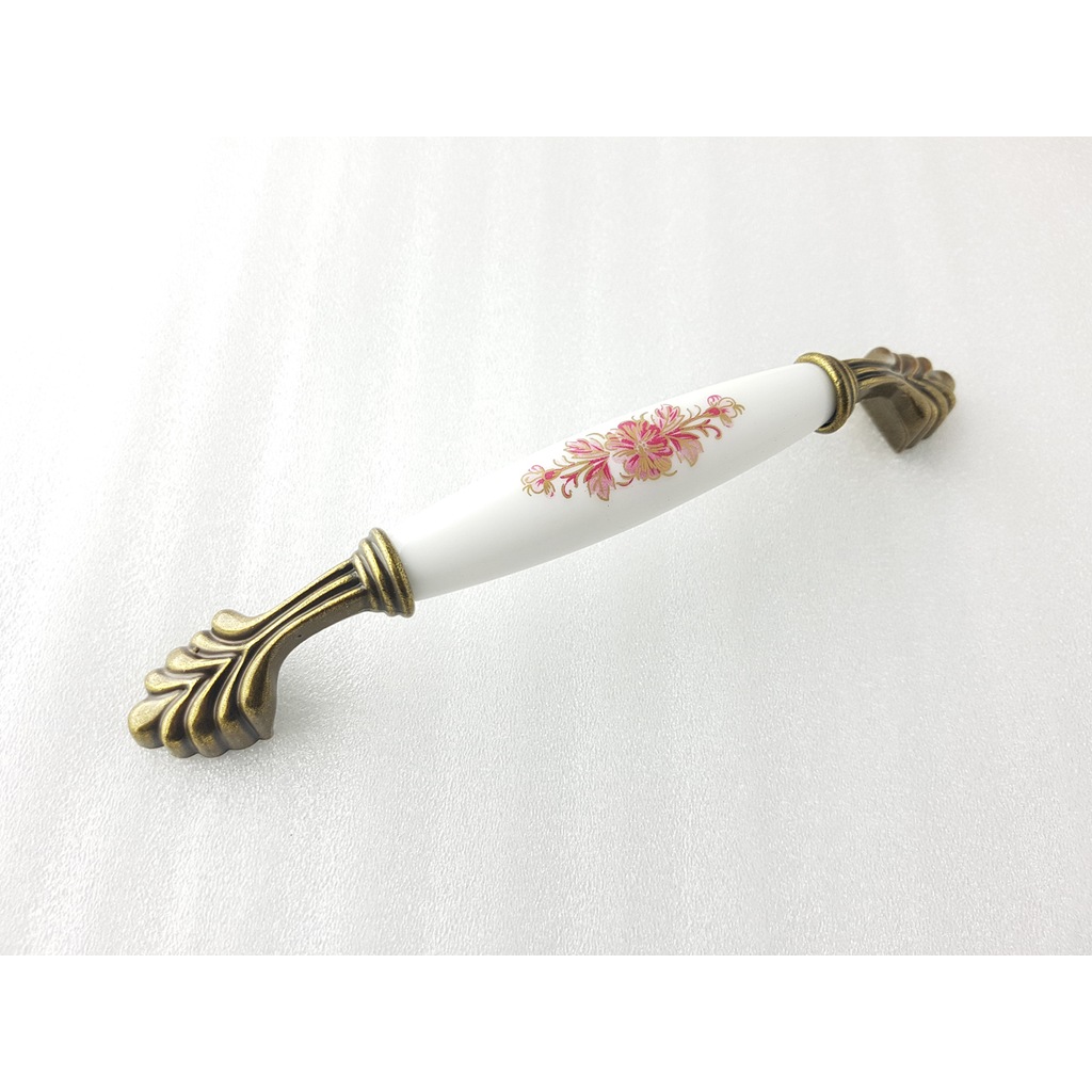 160 Mm Antik Porselen Görünümlü Kulp Kulplar Çekmece Dolap