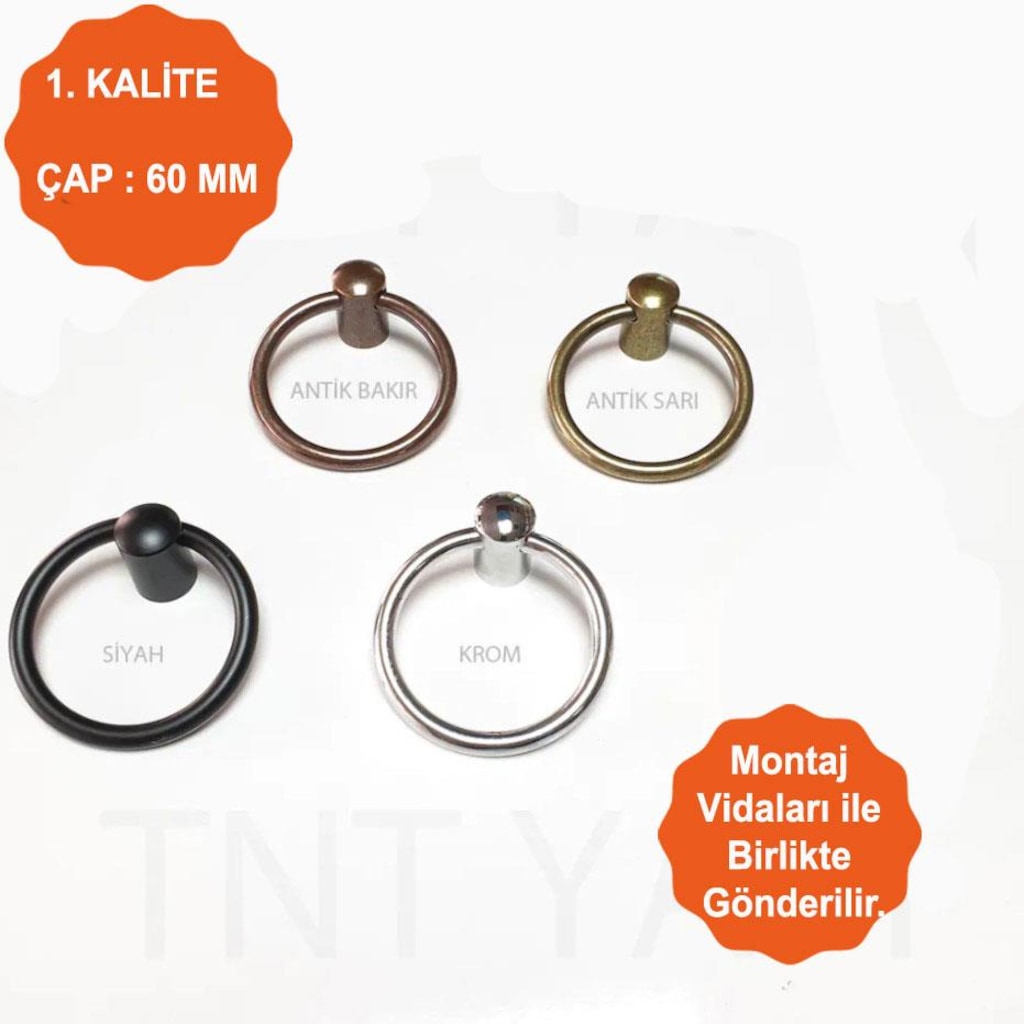 Nobel Eco Sarkaç Gardırop Dolap Çekmece Kulpu Kulbu Mobilya 60mm