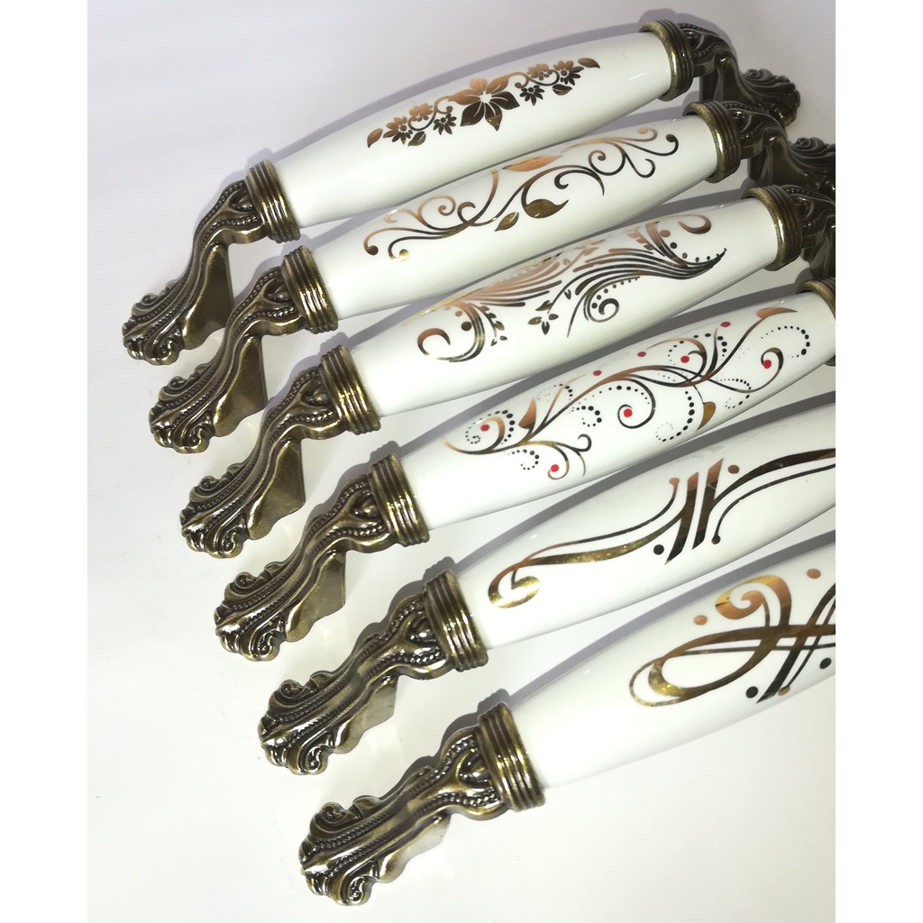 (96128160)mm Çekmece Mobilya Uyumlu Gerçek PORSELEN KULP