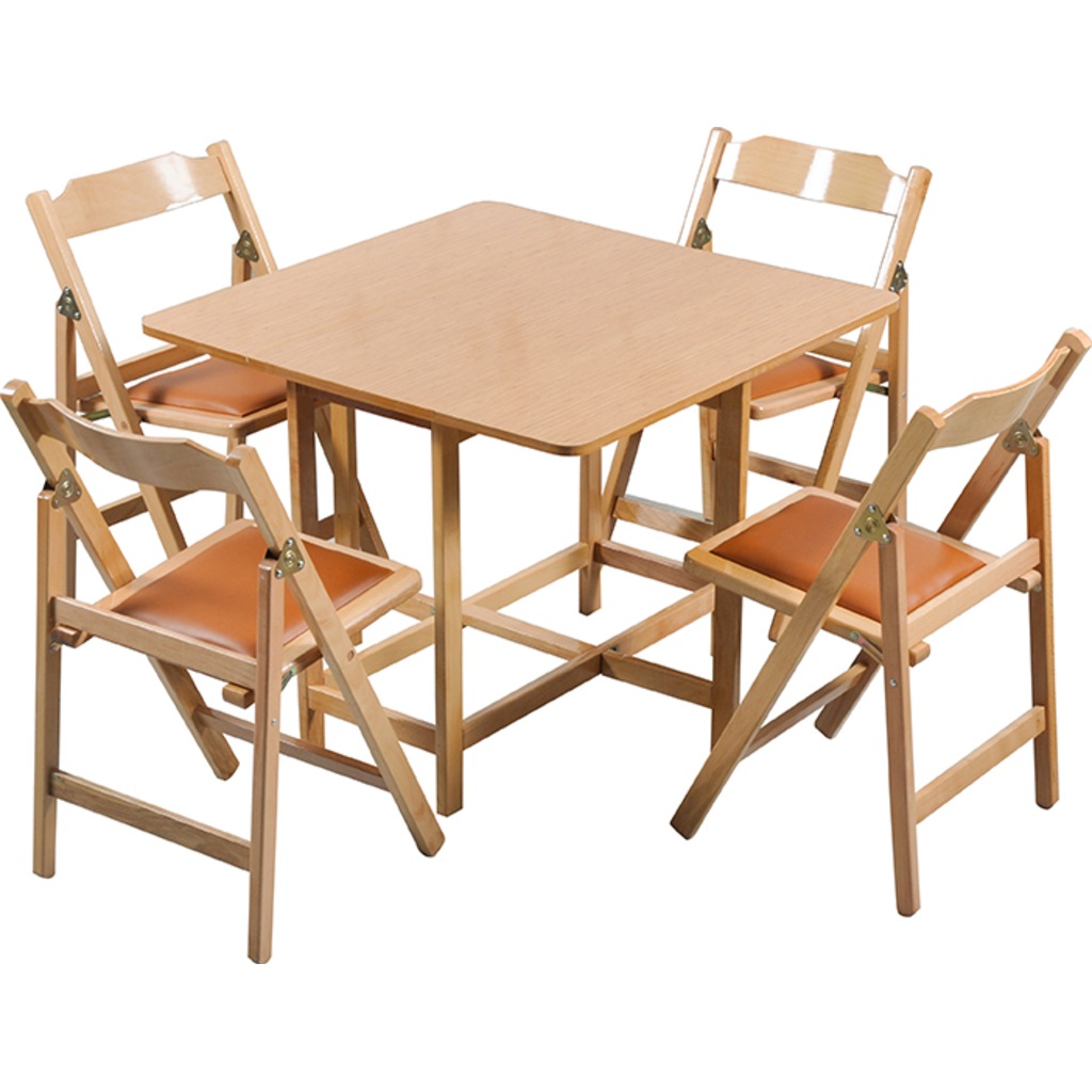 Ahşap Kırma Mutfak Masa Ve 4 Sandalye Ahşap Kırma Mutfak Masa Ve 4 Sandalye