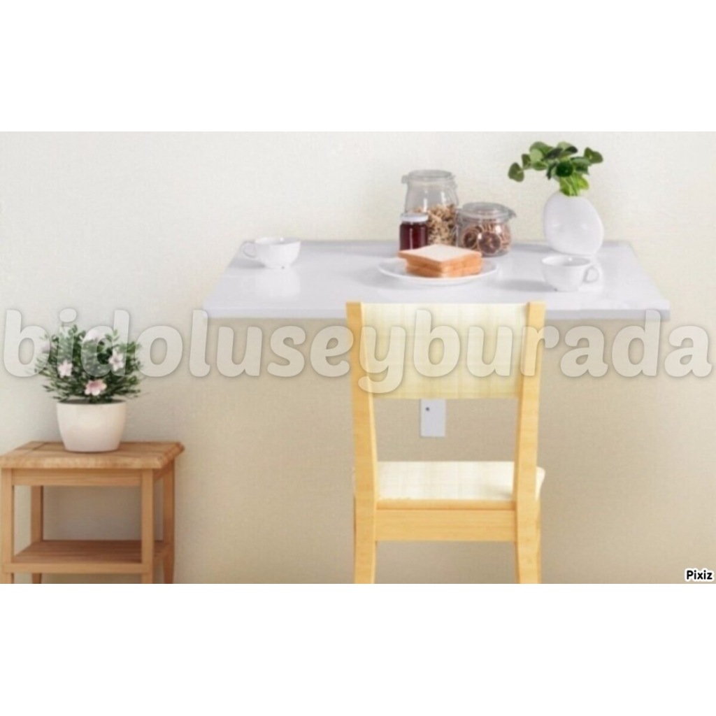 Duvara Monte Katlanır Çalışma Yemek Masası 45 x 60 Fiyatları ve Özellikleri Duvara Monte Katlanır Çalışma Yemek Masası 45 x 60 Fiyatları ve Özellikleri