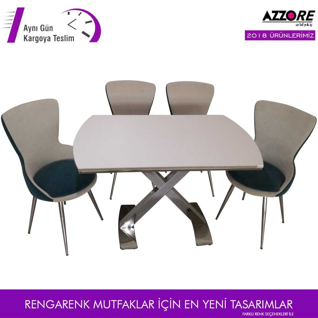Enzi En932 Sabit Masalı Mutfak Masa Sandalye Takımı