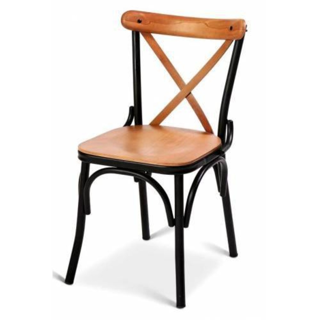 Metal Ahşap Sandalye İmalattan Faturalı