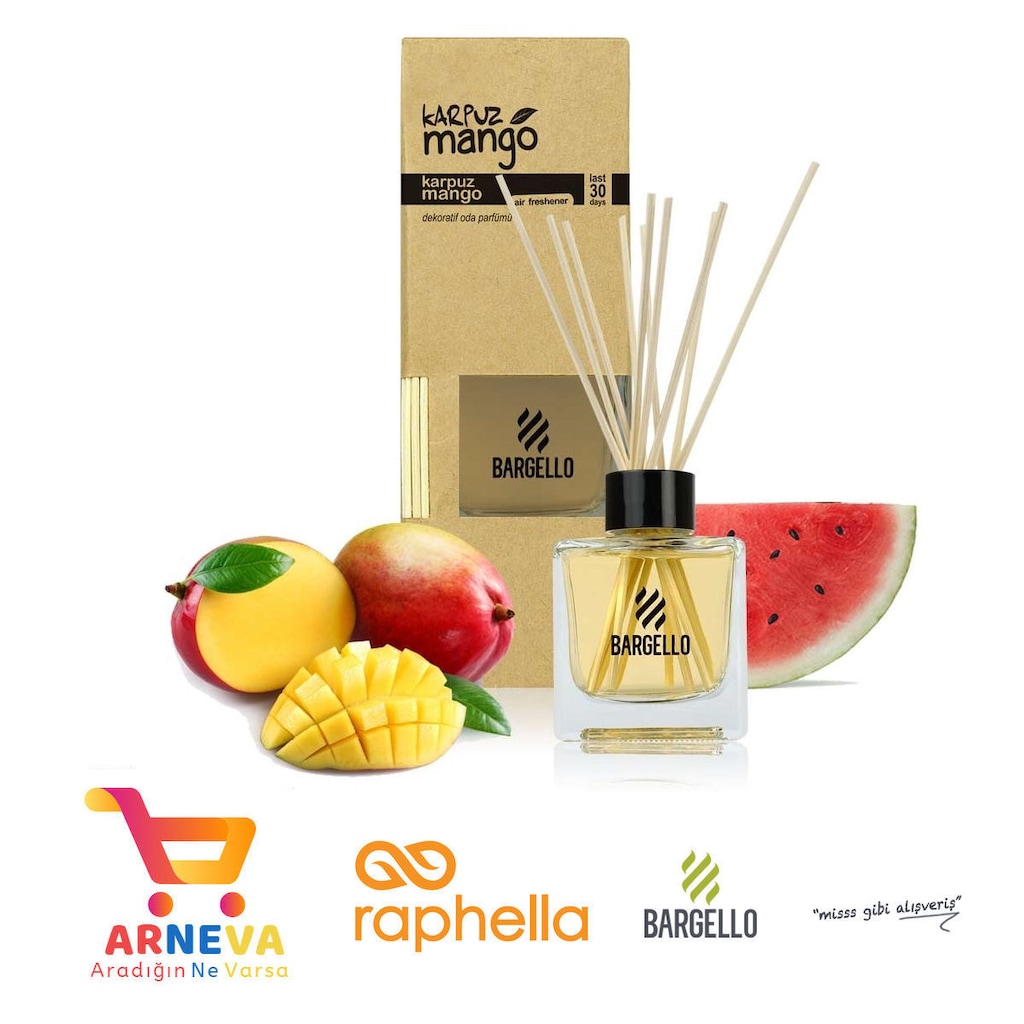 Bargello 120 Ml Bambu Karpuzmango Oda Oto Dekoratif Ortam Parfüm