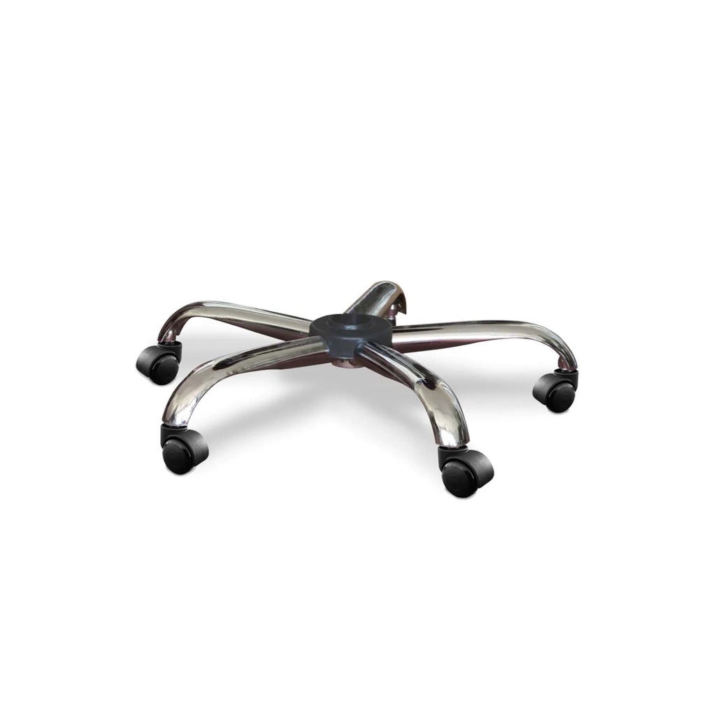 Tekerlekli Krom Yıldız Ayak Ofis Sandalyesi