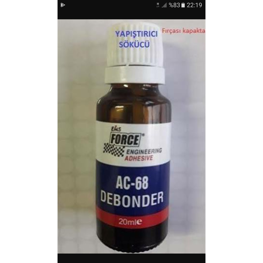 EMS FORCE 41814 AC-68 DEBONDER YAPIŞTIRICI SÖKÜCÜ 20 ml