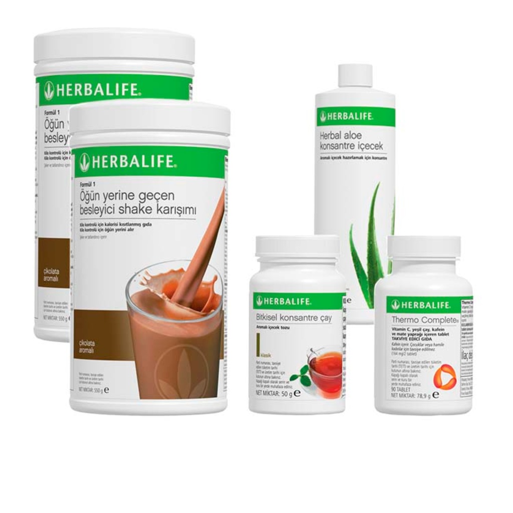 Herbalife Seçimli Set ( 2 SHAKE + ÇAY + ALOE + THERMO )