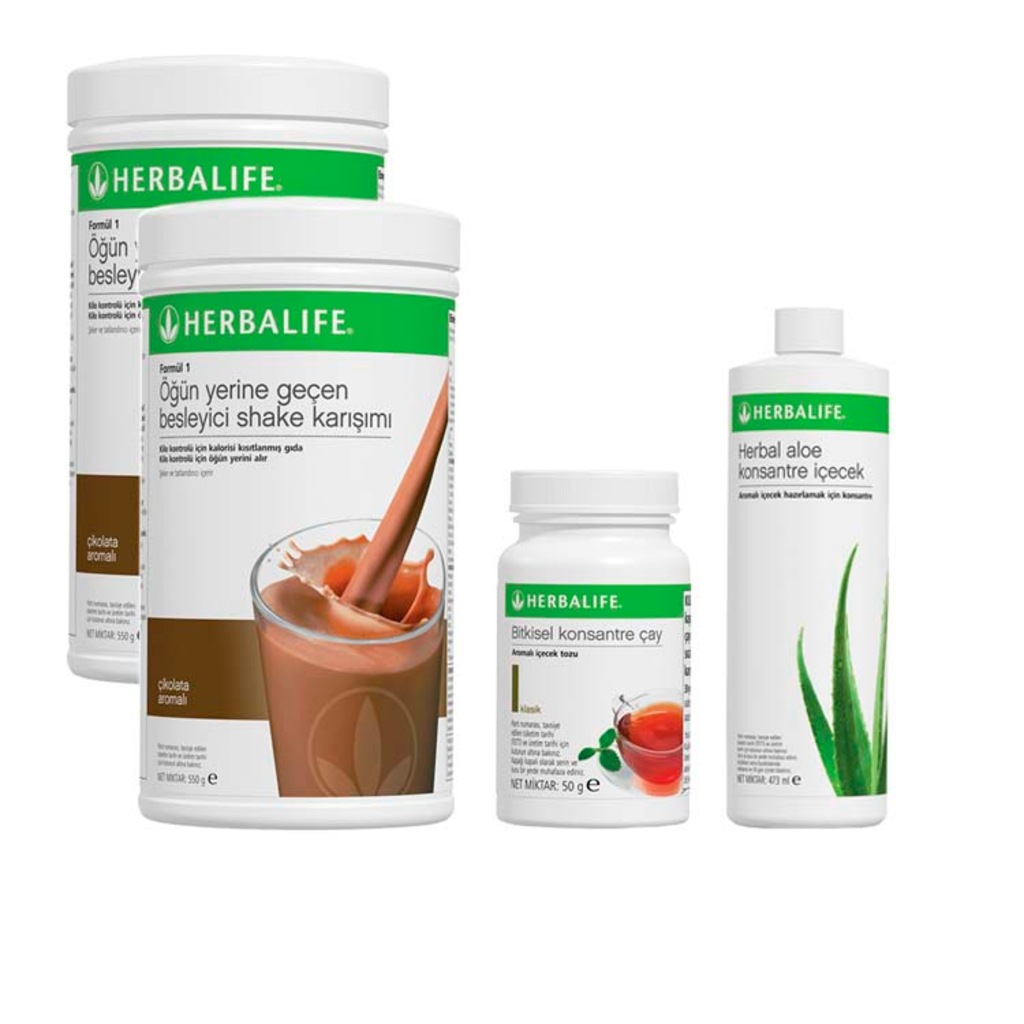 Herbalife Seçimli Set ( 2 SHAKE + ÇAY + ALOE )