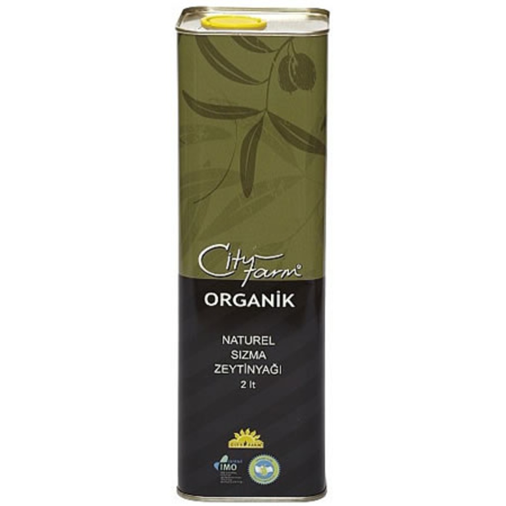City Farm Organik Sızma Zeytinyağı Teneke 2 L
