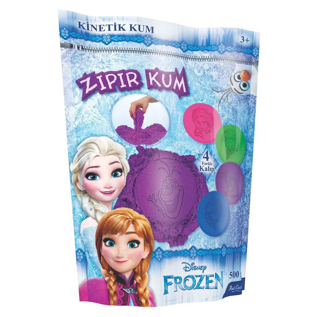 Disney 4 Kalipli Kinetik Oyun Kumu 500gr Frozen Elsa Karlar Ulkes