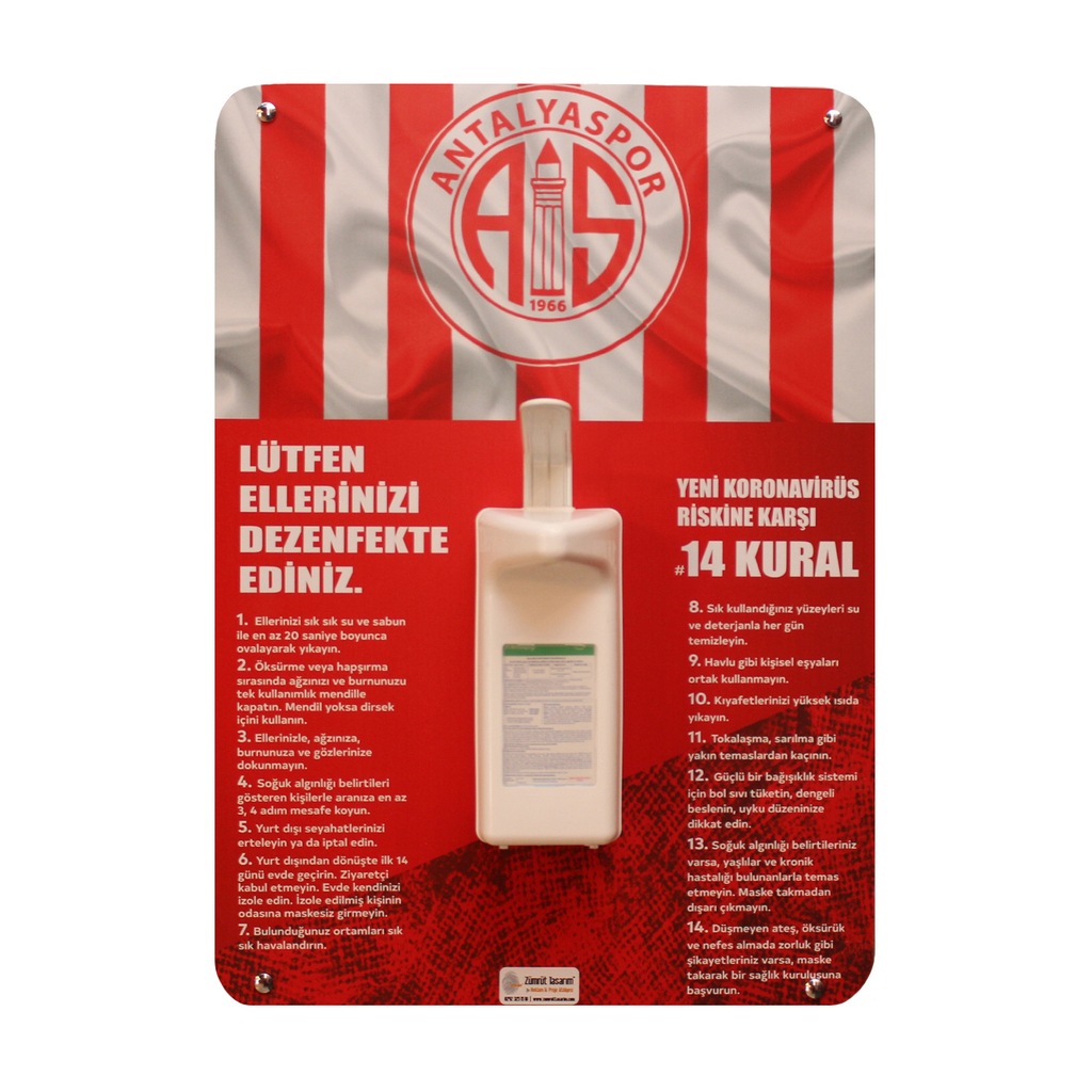 ANTALYASPOR MANUEL DEZENFEKTAN STANDI