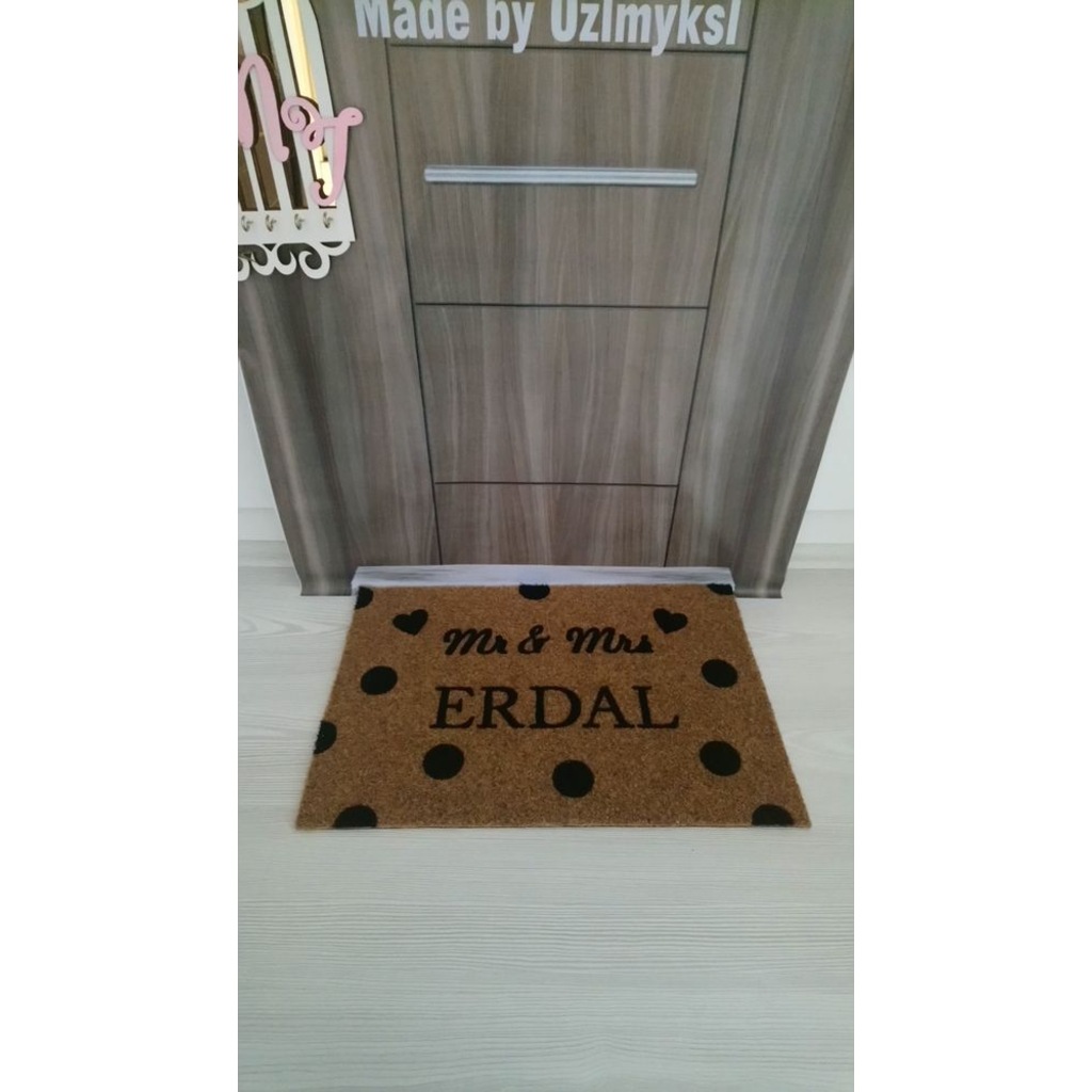 kişiye özel isimli paspaslar