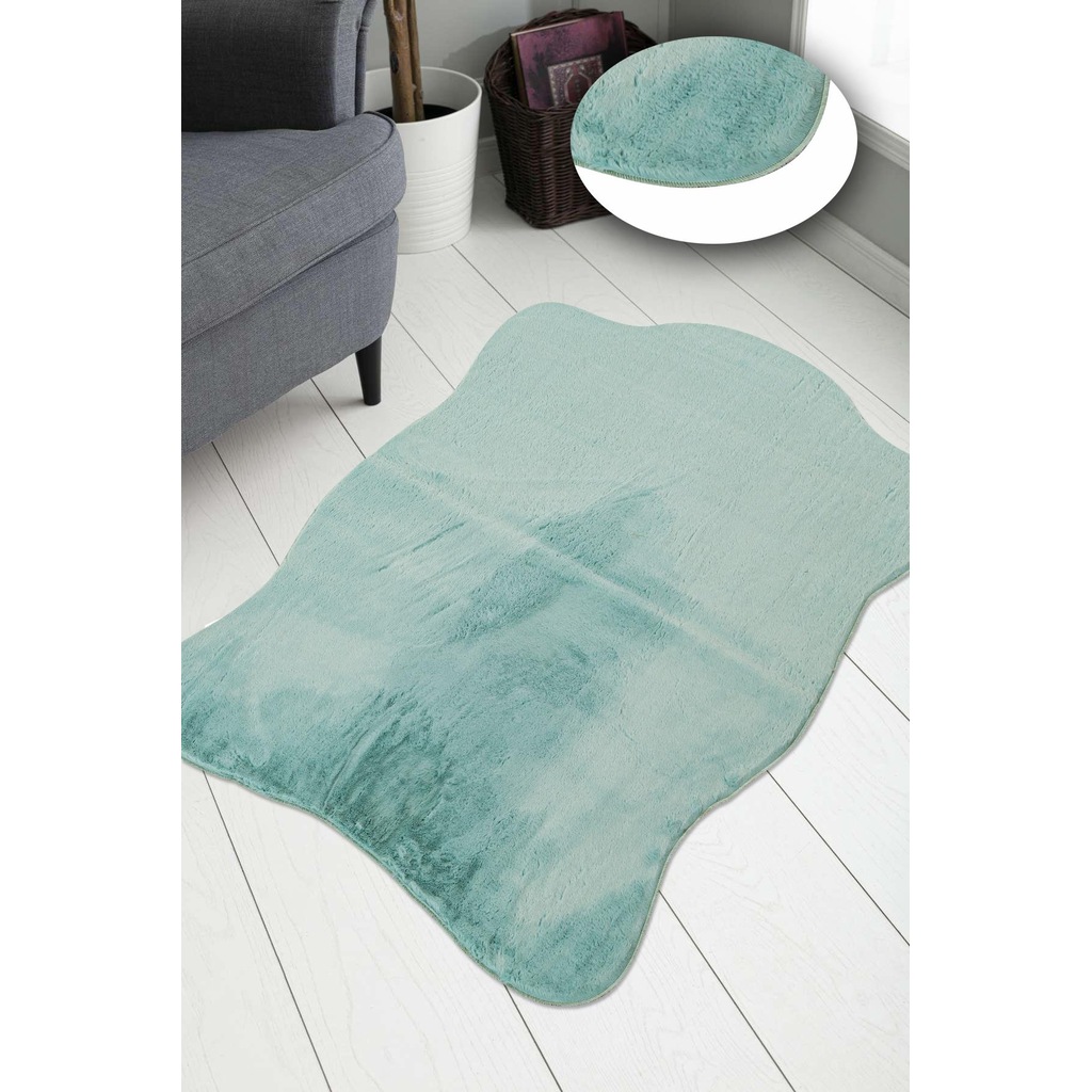 plain mintyesil dekoratif kaymaz taban post hali paspas 100x140cm fiyatlari ve ozellikleri