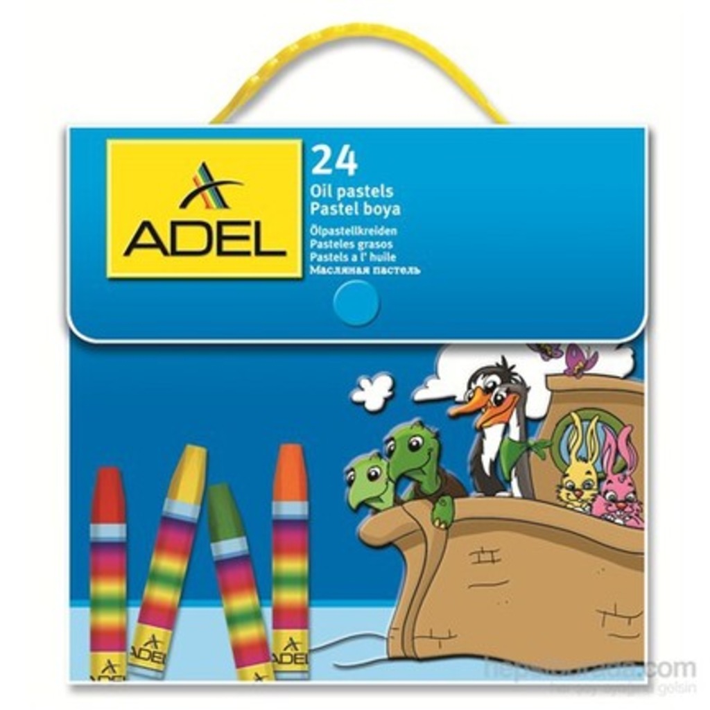 Adel 24 Renk Çantalı Pastel Boya