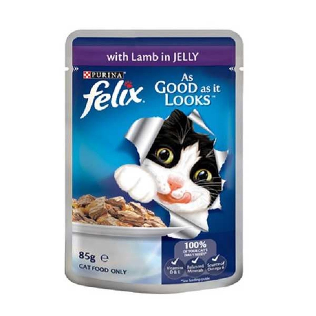 Felix Kuzu Etli Kedi Yaş Maması 100 Gr. Fiyatları ve Özellikleri