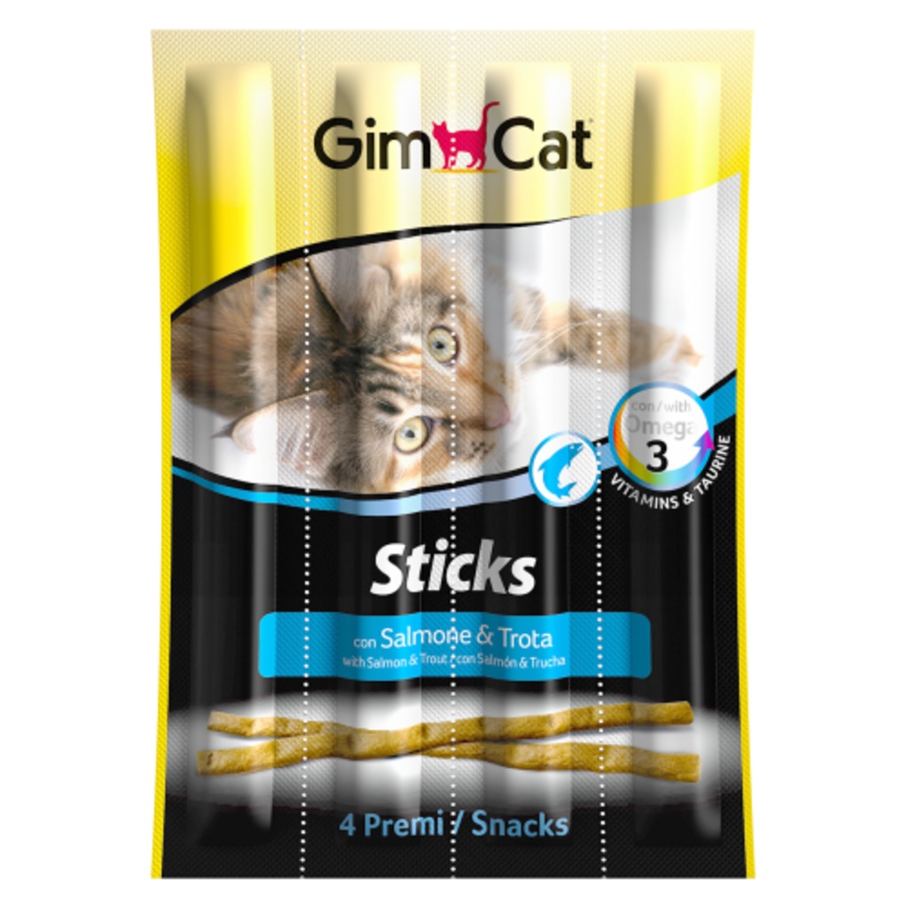 Gimcat Sticks Alabalıklı Somonlu Ödül Çubuk