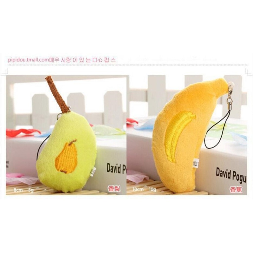 MUZ DÜNYASI PELUŞ ANAHTARLIK 10 CM