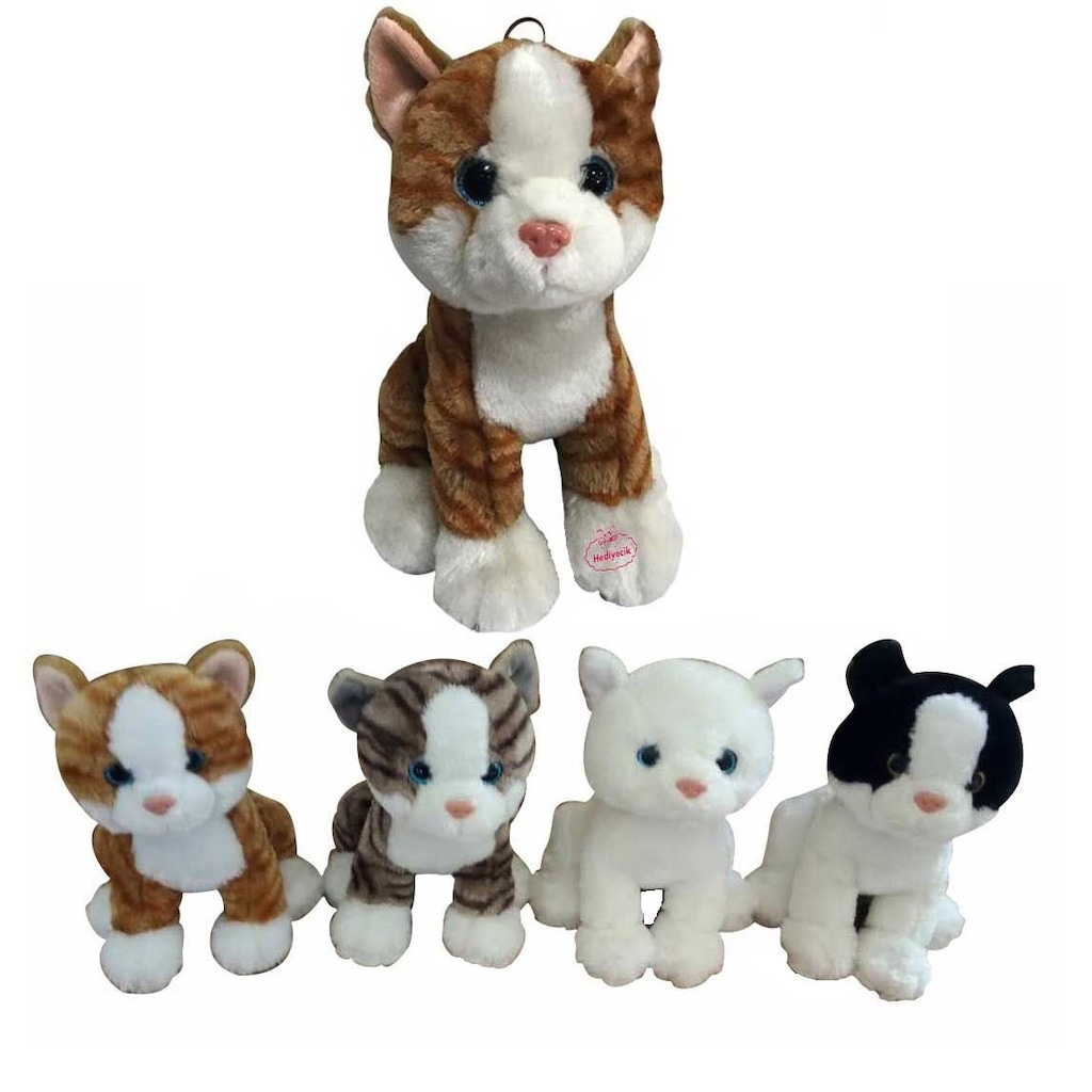 Oyuncak Pelus Kedi 25 Cm Sevimli Sokak Kedisi Kargo Ucretsiz Fiyatlari Ve Ozellikleri