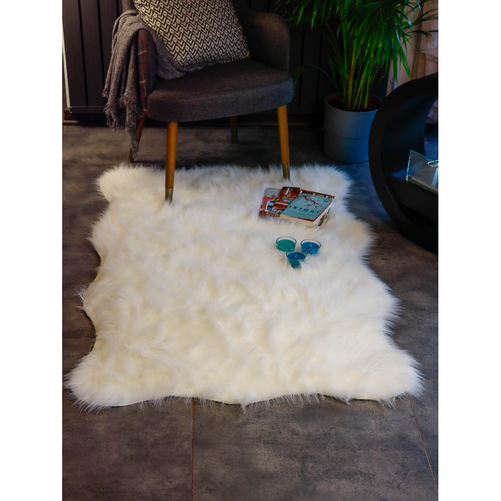 beyaz pelus hali suni deri kaymaz taban yumusak post hali fiyatlari ve ozellikleri