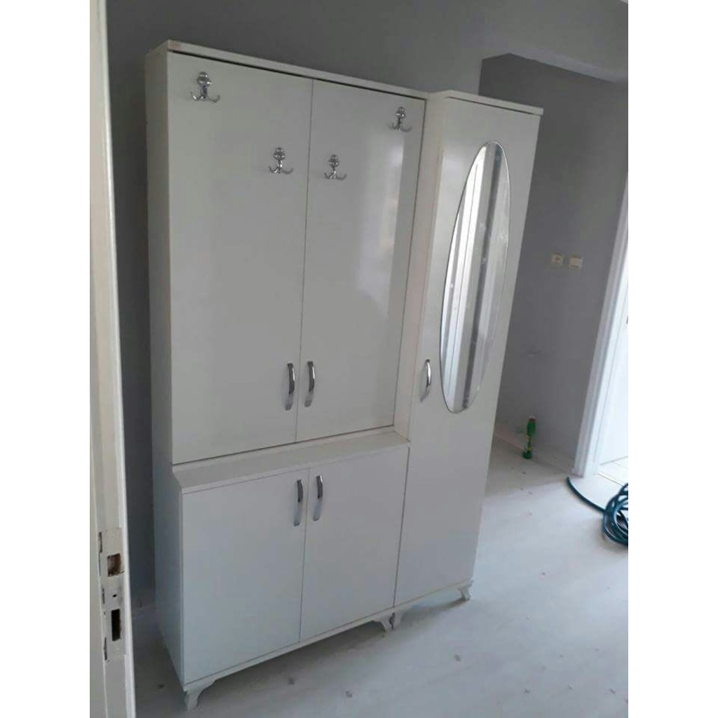 Turem Mobilya Tek Bloklu Aynalı Portmanto Suntalam / Mdf Turem Mobilya Tek Bloklu Aynalı Portmanto Suntalam / Mdf