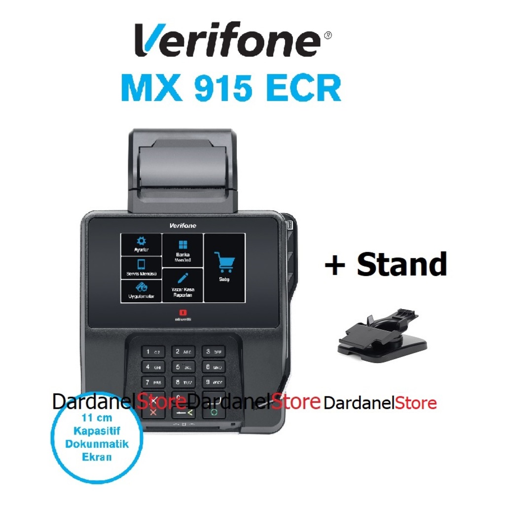 Verifone Mx 915 Ecr Yeni Nesil Yazarkasa Pos + Stand