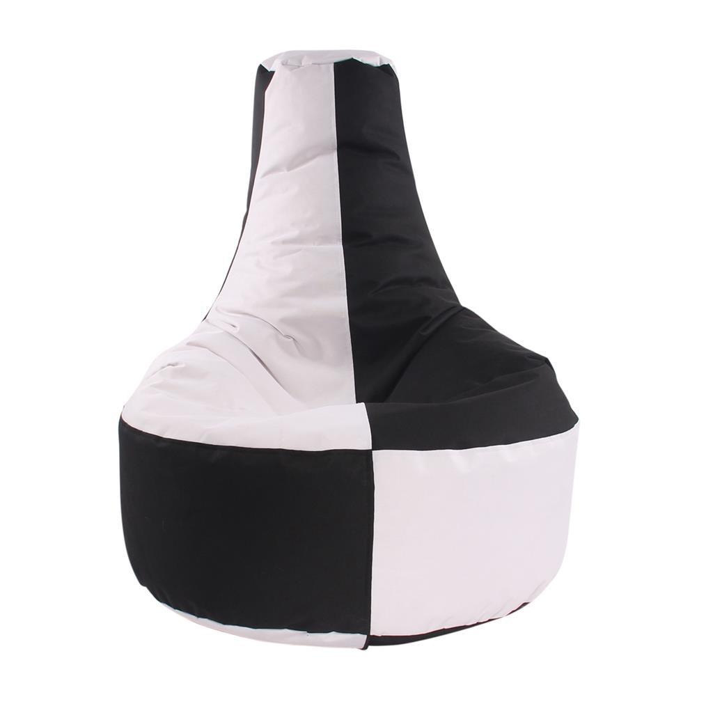 Siyah Beyaz Armut Koltuk Buyuk Boy Denye 85 75 30 Cm Fiyatlari Ve Ozellikleri