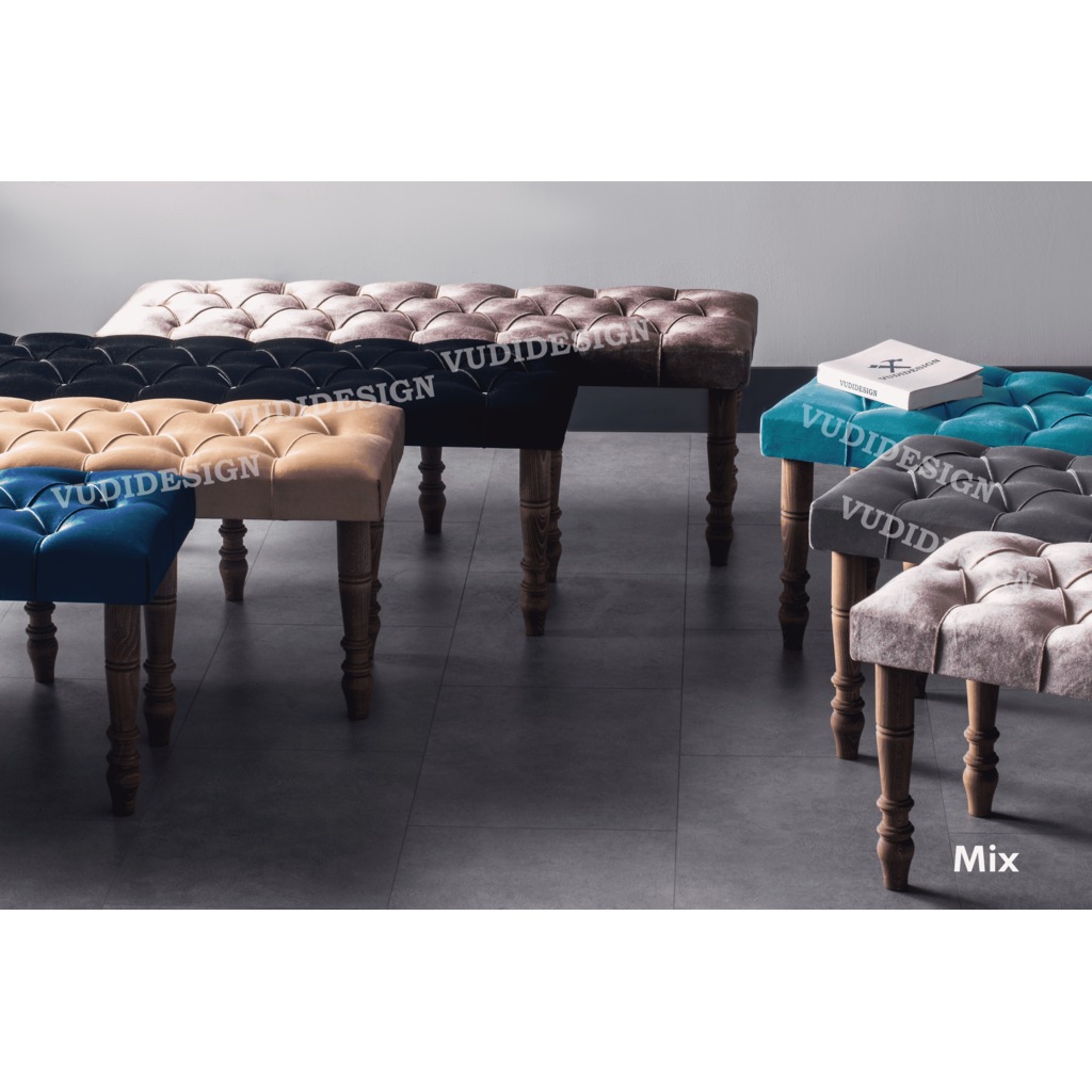 Vudi Design Luks Kadife Kapitoneli Yatak Ayak Ucu Bench Puf Xxl Fiyatlari Ve Ozellikleri