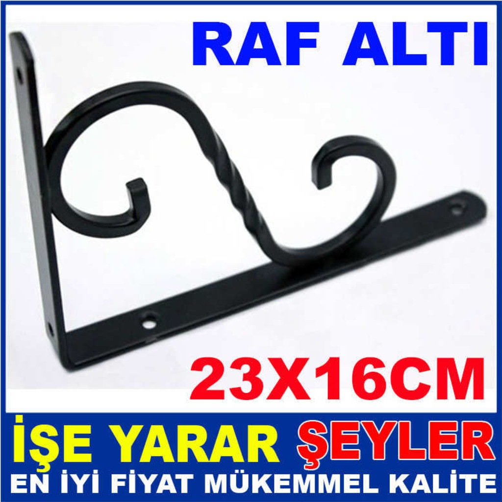 DESTEKLİ RAF AYAĞI 23x16cm FERFORJE ANTİK METAL DUVAR RAFI AYAĞI DESTEKLİ RAF AYAĞI 23x16cm FERFORJE ANTİK METAL DUVAR RAFI AYAĞI