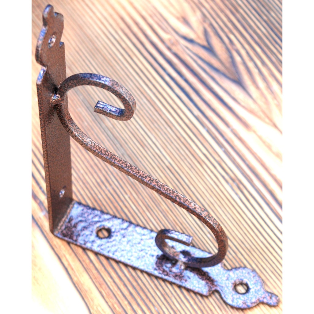 Eskitme Raf Altı Aparatı L Konsol Duvar Rafı + Vida + Dübel